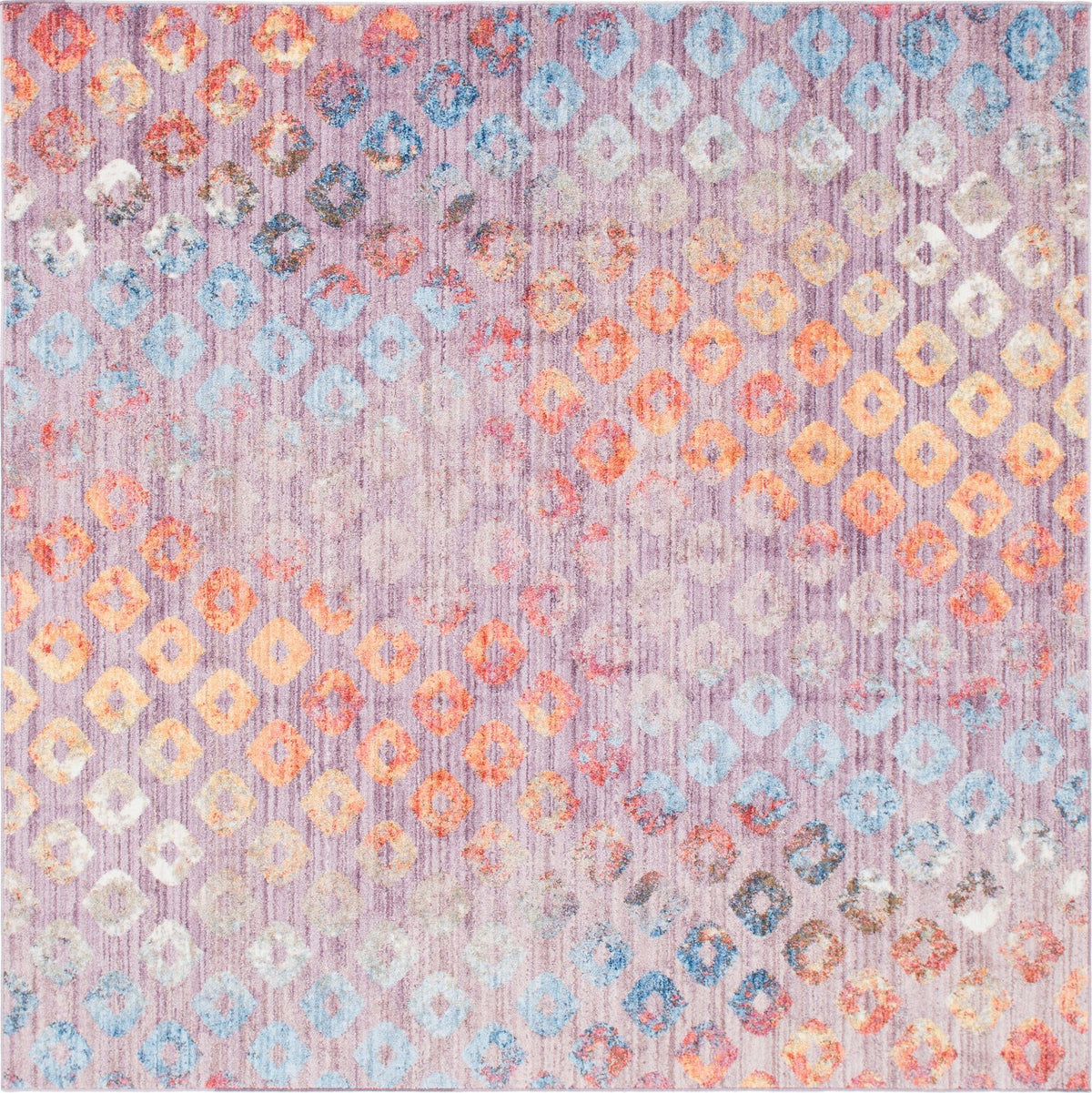 Spectrum Array Collection Area Rug -  Serenity Square Lilac  lifestyle 37