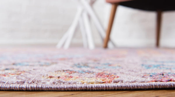 Spectrum Array Collection Area Rug -  Serenity Round Lilac  lifestyle 58