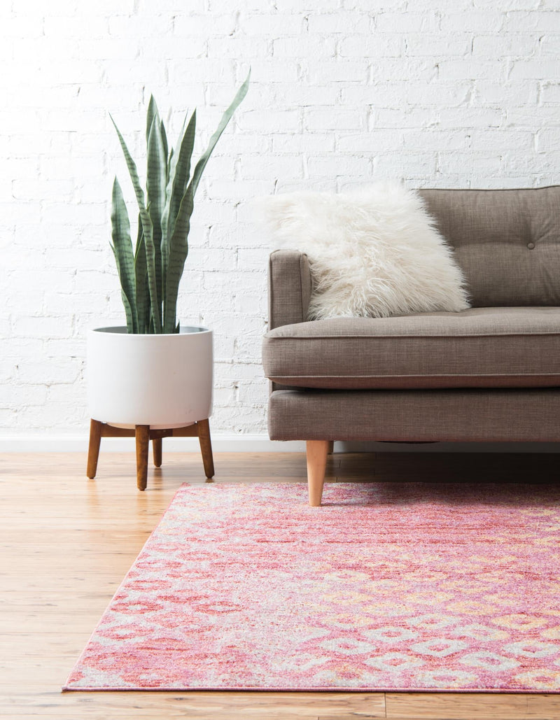 Spectrum Array Collection Area Rug -  Serenity Rectangle Pink  lifestyle 16