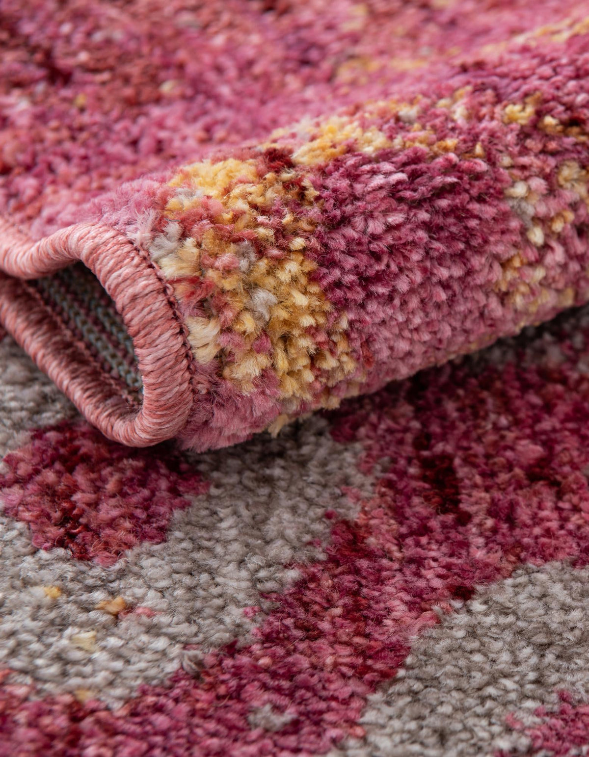 Spectrum Array Collection Area Rug -  Serenity Square Pink  lifestyle 33