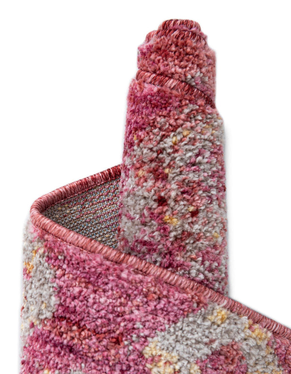 Spectrum Array Collection Area Rug -  Serenity Square Pink  lifestyle 51
