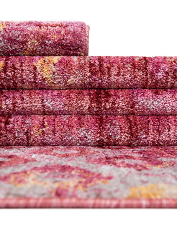 Spectrum Array Collection Area Rug -  Serenity Square Pink  lifestyle 57