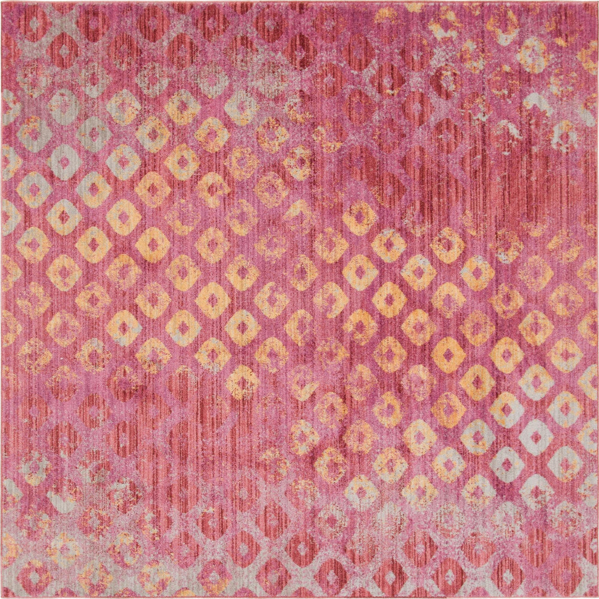 Spectrum Array Collection Area Rug -  Serenity Square Pink  lifestyle 14