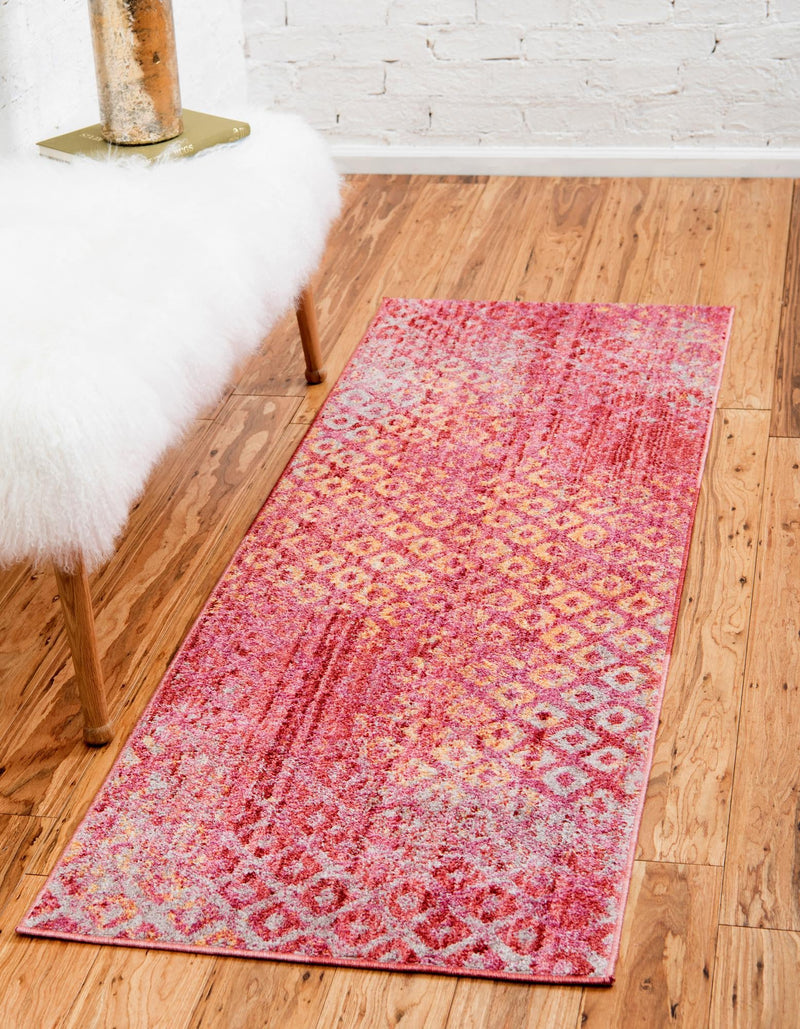 Spectrum Array Collection Area Rug -  Serenity Runner Pink  lifestyle 47