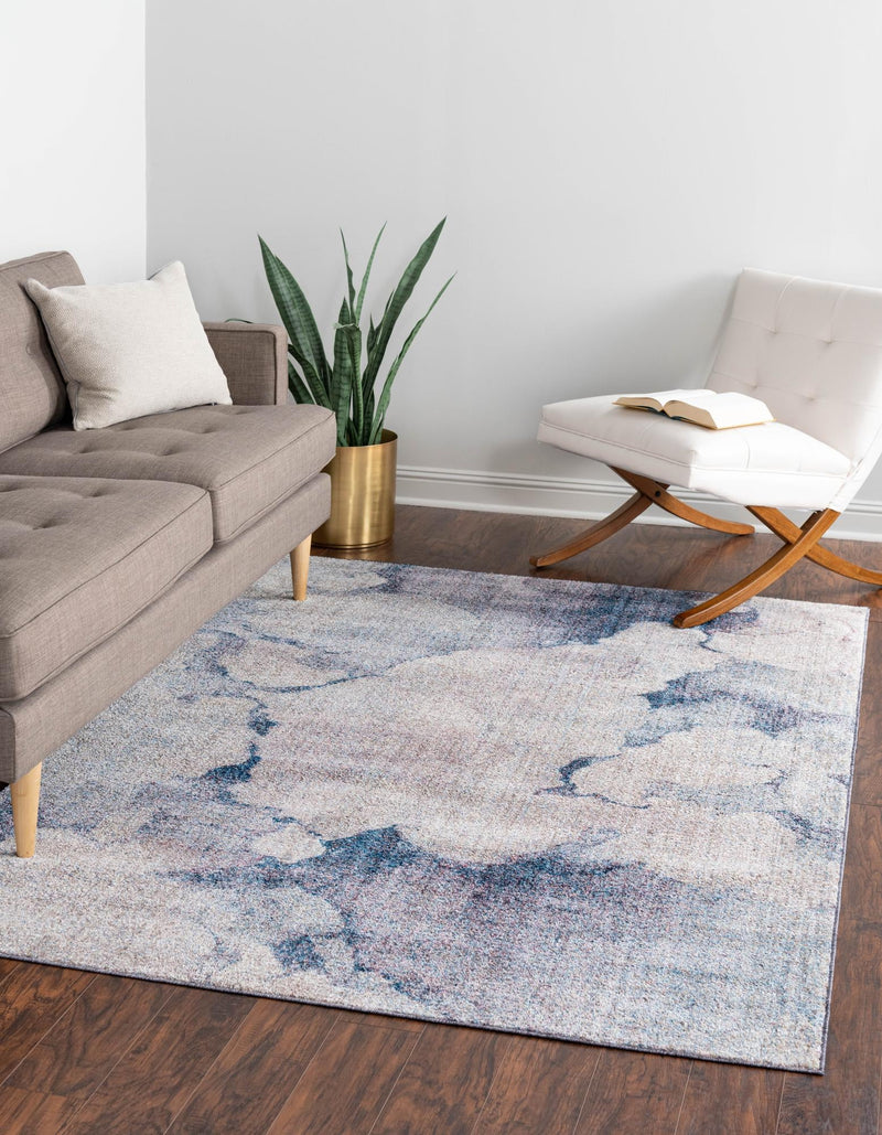 Spectrum Array Collection Area Rug -  Mirage Rectangle Blue Gray  lifestyle 2