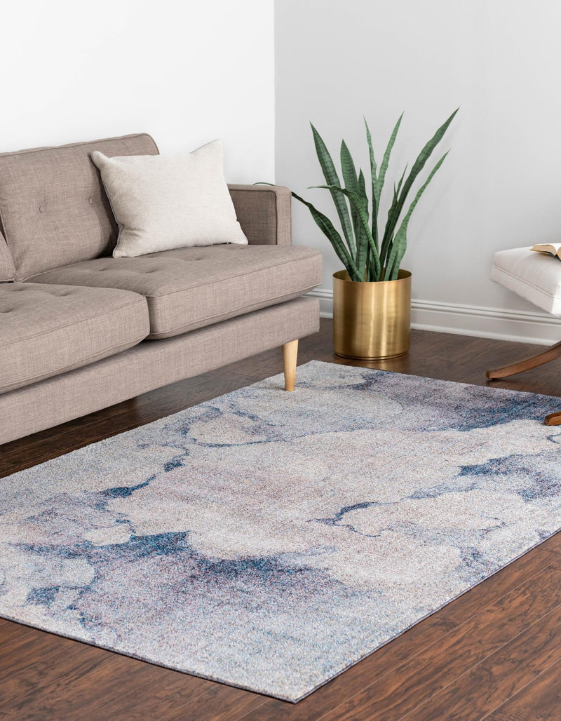 Spectrum Array Collection Area Rug -  Mirage Rectangle Blue Gray  lifestyle 3
