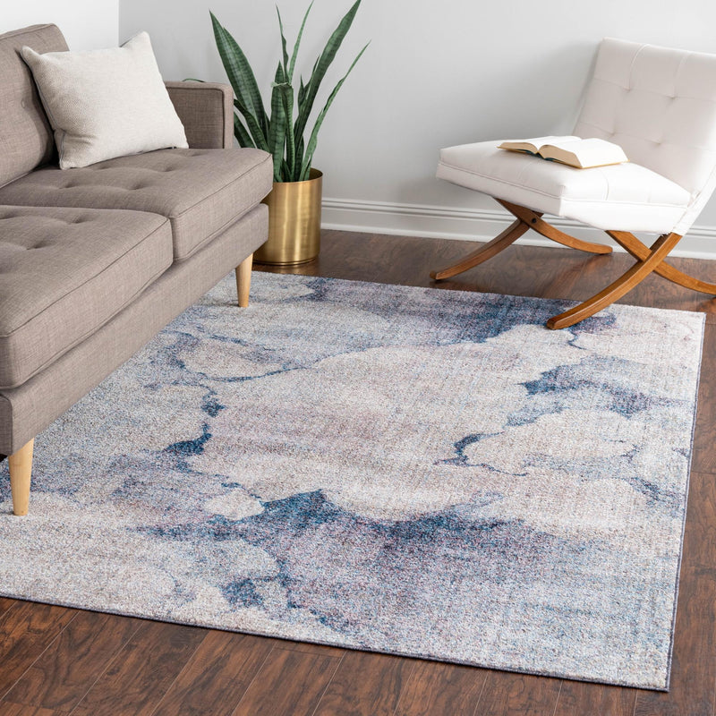 Spectrum Array Collection Area Rug -  Mirage Rectangle Blue Gray  lifestyle 5