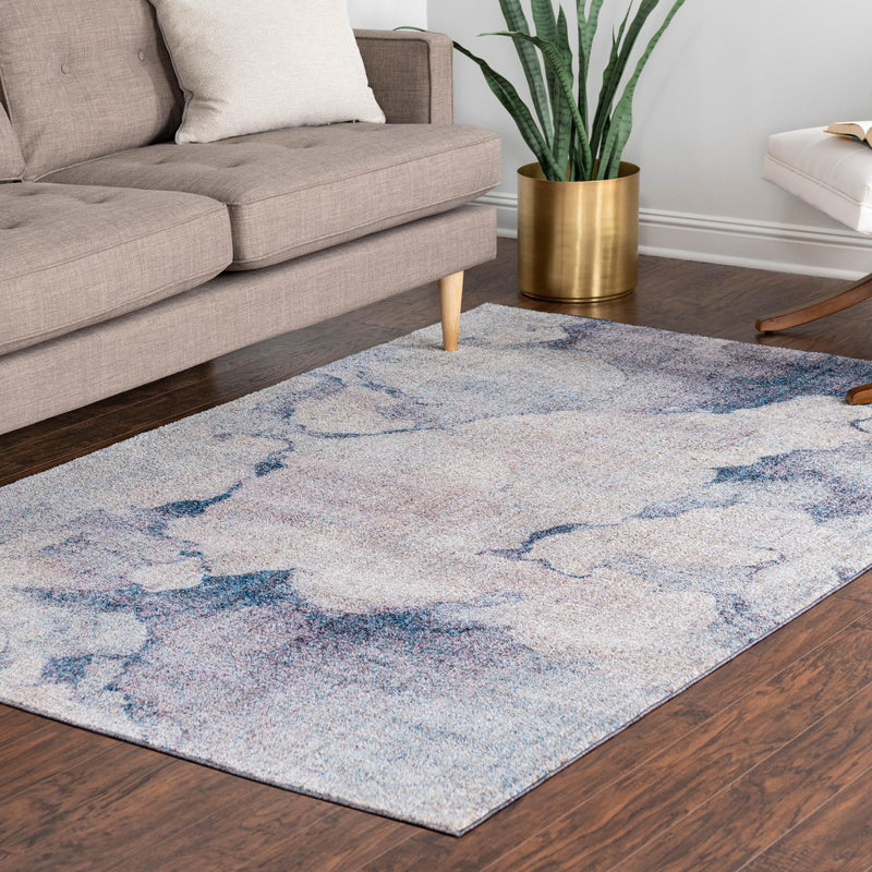 Spectrum Array Collection Area Rug -  Mirage Rectangle Blue Gray  lifestyle 6