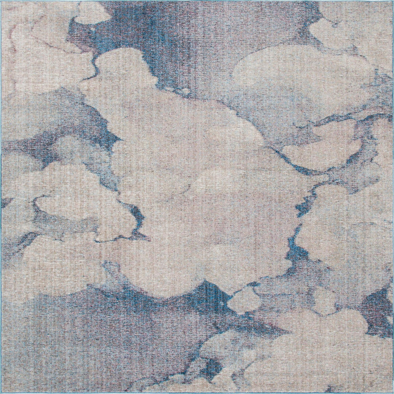 Spectrum Array Collection Area Rug -  Mirage Square Blue Gray  lifestyle 2