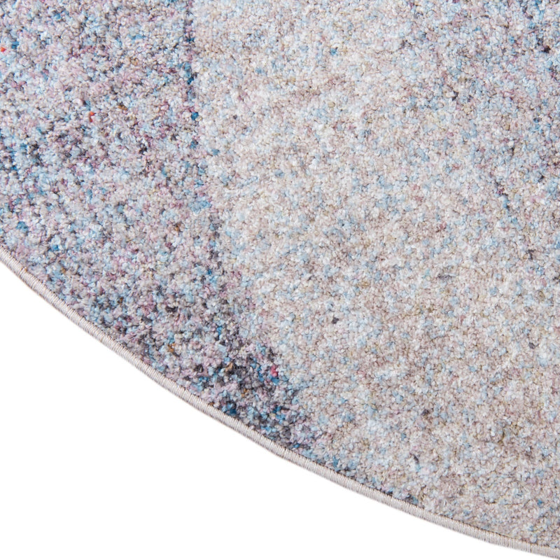 Spectrum Array Collection Area Rug -  Mirage Round Blue Gray  lifestyle 21
