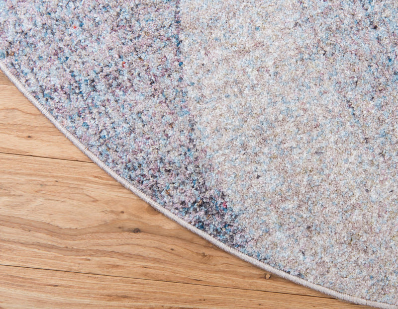 Spectrum Array Collection Area Rug -  Mirage Round Blue Gray  lifestyle 24