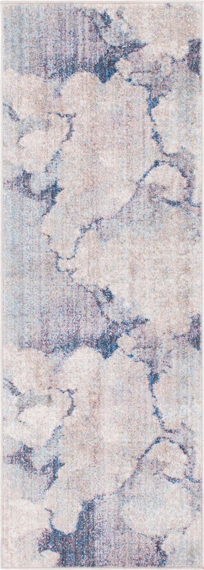 Spectrum Array Collection Area Rug -  Mirage Runner Blue Gray  lifestyle 4