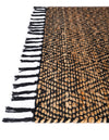 Woven Seaside Jute Collection Area Rug - Marina Rectangle Black  lifestyle 26