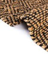 Woven Seaside Jute Collection Area Rug - Marina Rectangle Black  lifestyle 29