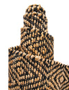 Woven Seaside Jute Collection Area Rug - Marina Rectangle Black  lifestyle 30