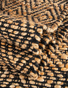 Woven Seaside Jute Collection Area Rug - Marina Rectangle Black  lifestyle 32