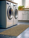 Woven Seaside Jute Collection Area Rug - Marina Runner Black  lifestyle 57