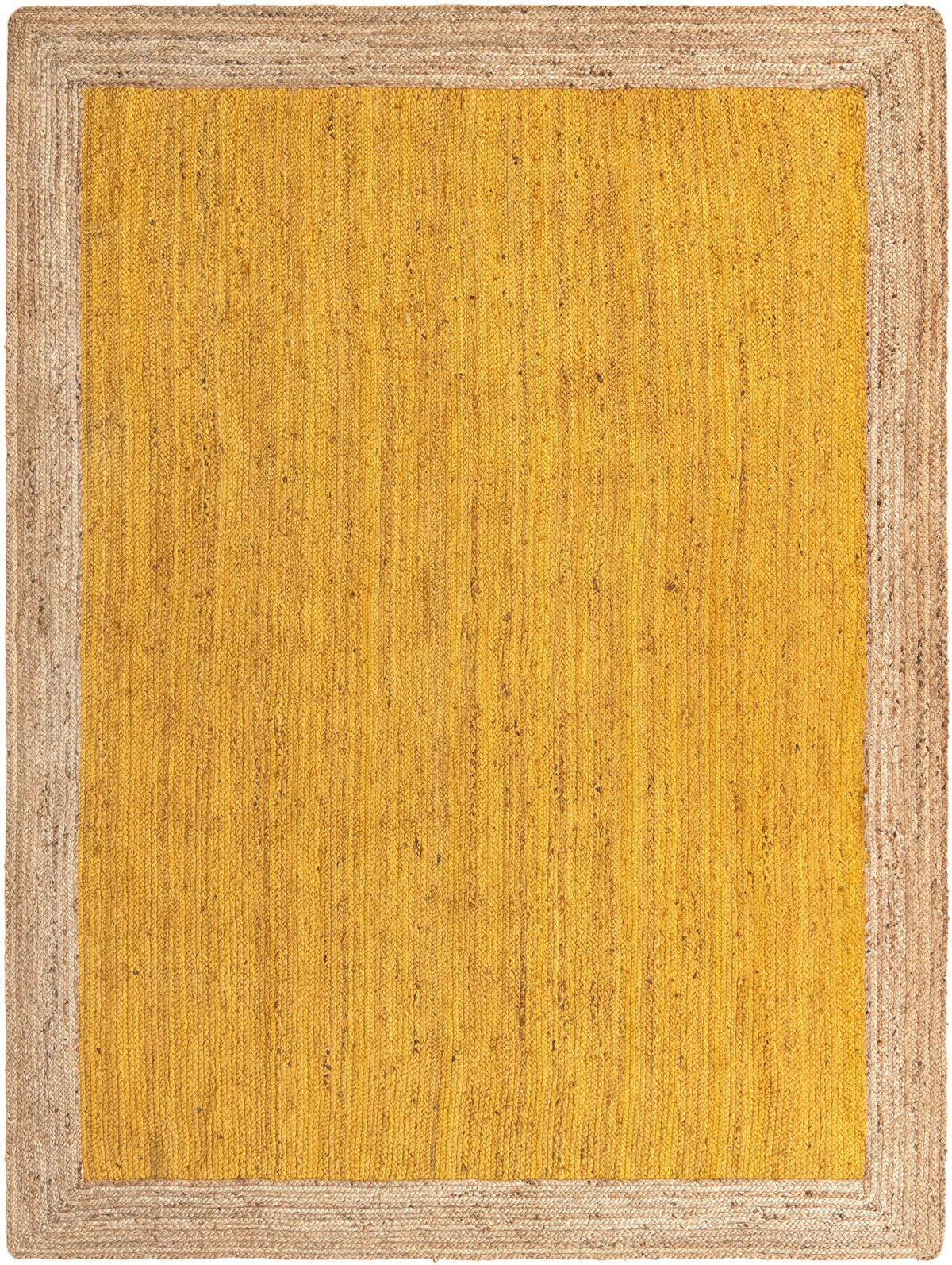 Woven Seaside Jute Collection Area Rug - Nantucket Rectangle Yellow  lifestyle 7