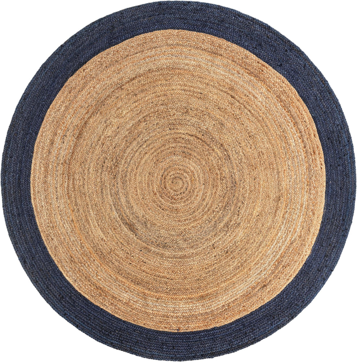 Woven Seaside Jute Collection Area Rug - Nantucket Round Natural  lifestyle 72