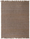 Coastal Weave Jute Collection Area Rug - Seashore Rectangle Gray  lifestyle 2