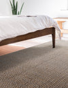 Coastal Weave Jute Collection Area Rug - Seashore Rectangle Gray  lifestyle 8