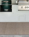 Coastal Weave Jute Collection Area Rug - Seashore Rectangle Gray  lifestyle 11