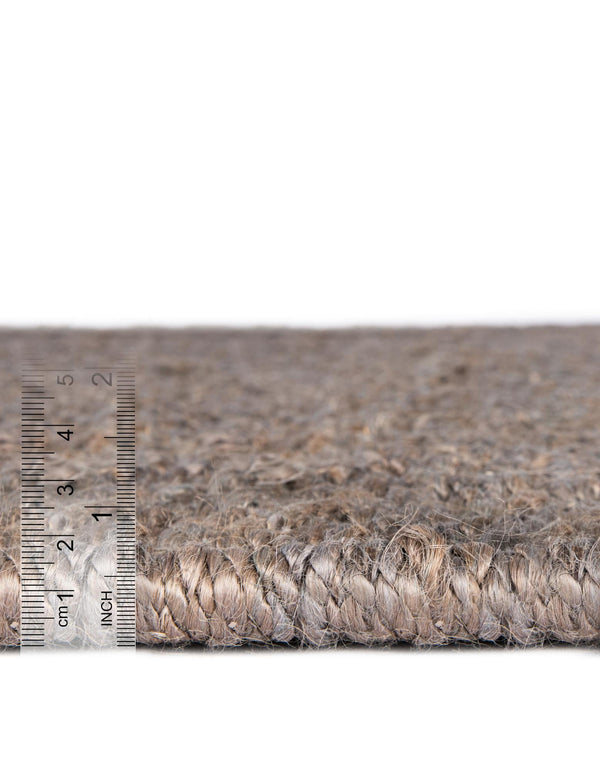 Coastal Weave Jute Collection Area Rug - Seashore Rectangle Gray  lifestyle 35