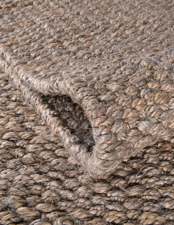 Coastal Weave Jute Collection Area Rug - Seashore Rectangle Gray  lifestyle 37