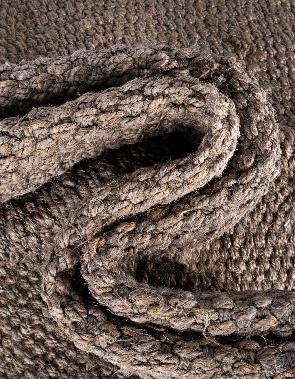 Coastal Weave Jute Collection Area Rug - Seashore Rectangle Gray  lifestyle 41