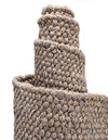 Coastal Weave Jute Collection Area Rug - Seashore Rectangle Gray  lifestyle 46
