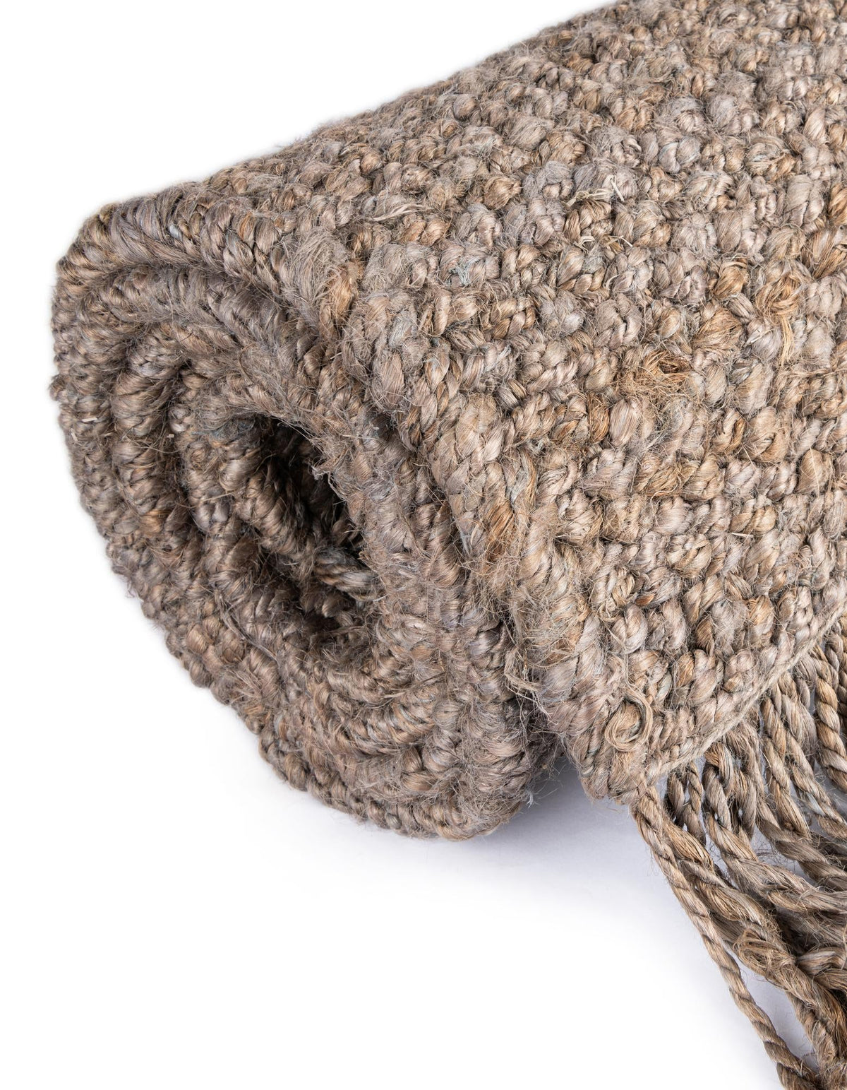 Coastal Weave Jute Collection Area Rug - Seashore Rectangle Gray  lifestyle 48