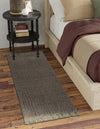 Coastal Weave Jute Collection Area Rug - Seashore Runner Gray  lifestyle 87