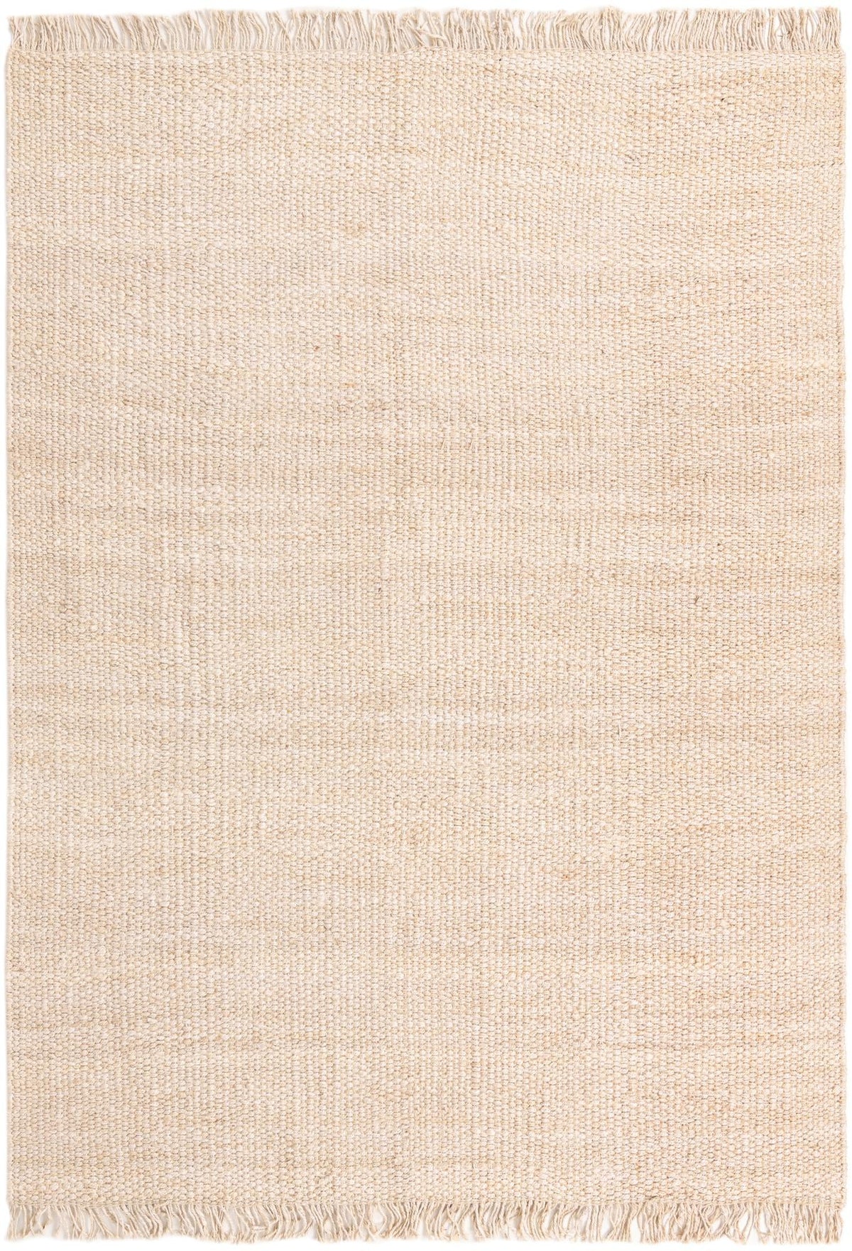 Coastal Weave Jute Collection Area Rug - Seashore Rectangle Ivory Main
