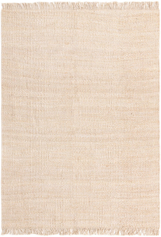 Coastal Weave Jute Collection Area Rug - Seashore Rectangle Ivory Main