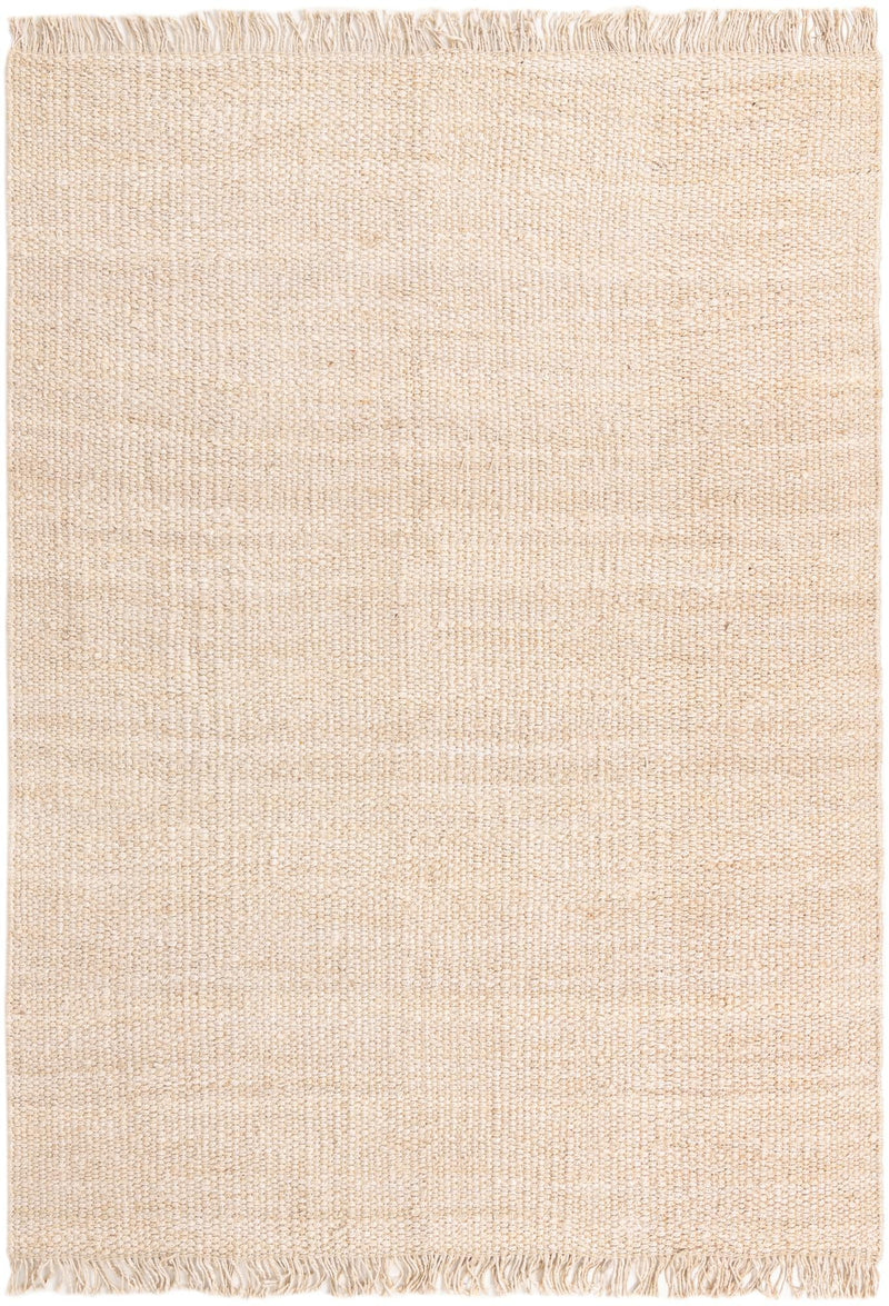 Coastal Weave Jute Collection Area Rug - Seashore Rectangle Ivory Main