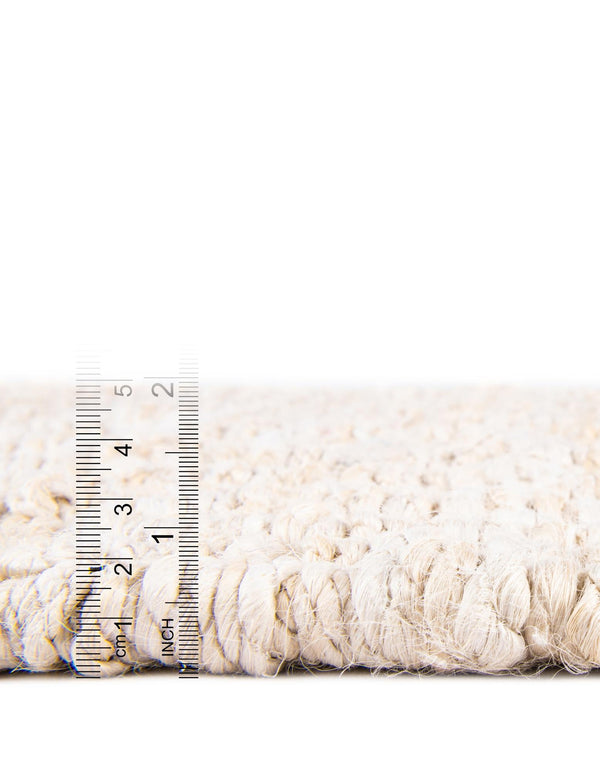 Coastal Weave Jute Collection Area Rug - Seashore Rectangle Ivory  lifestyle 34