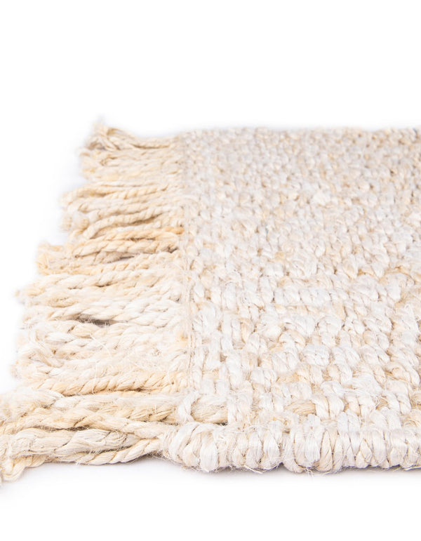 Coastal Weave Jute Collection Area Rug - Seashore Rectangle Ivory  lifestyle 38