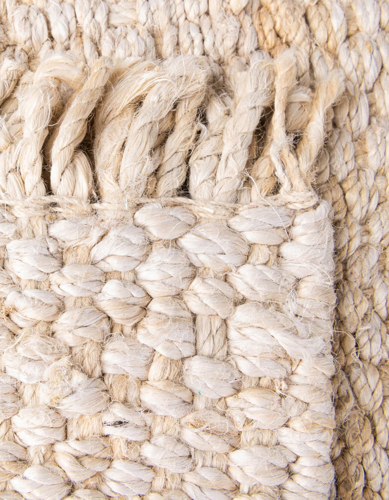 Coastal Weave Jute Collection Area Rug - Seashore Rectangle Ivory  lifestyle 42