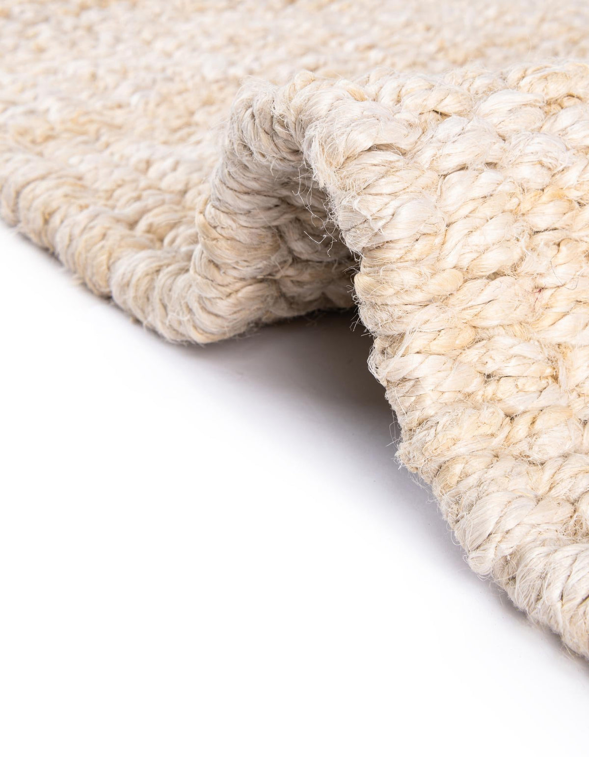 Coastal Weave Jute Collection Area Rug - Seashore Rectangle Ivory  lifestyle 44