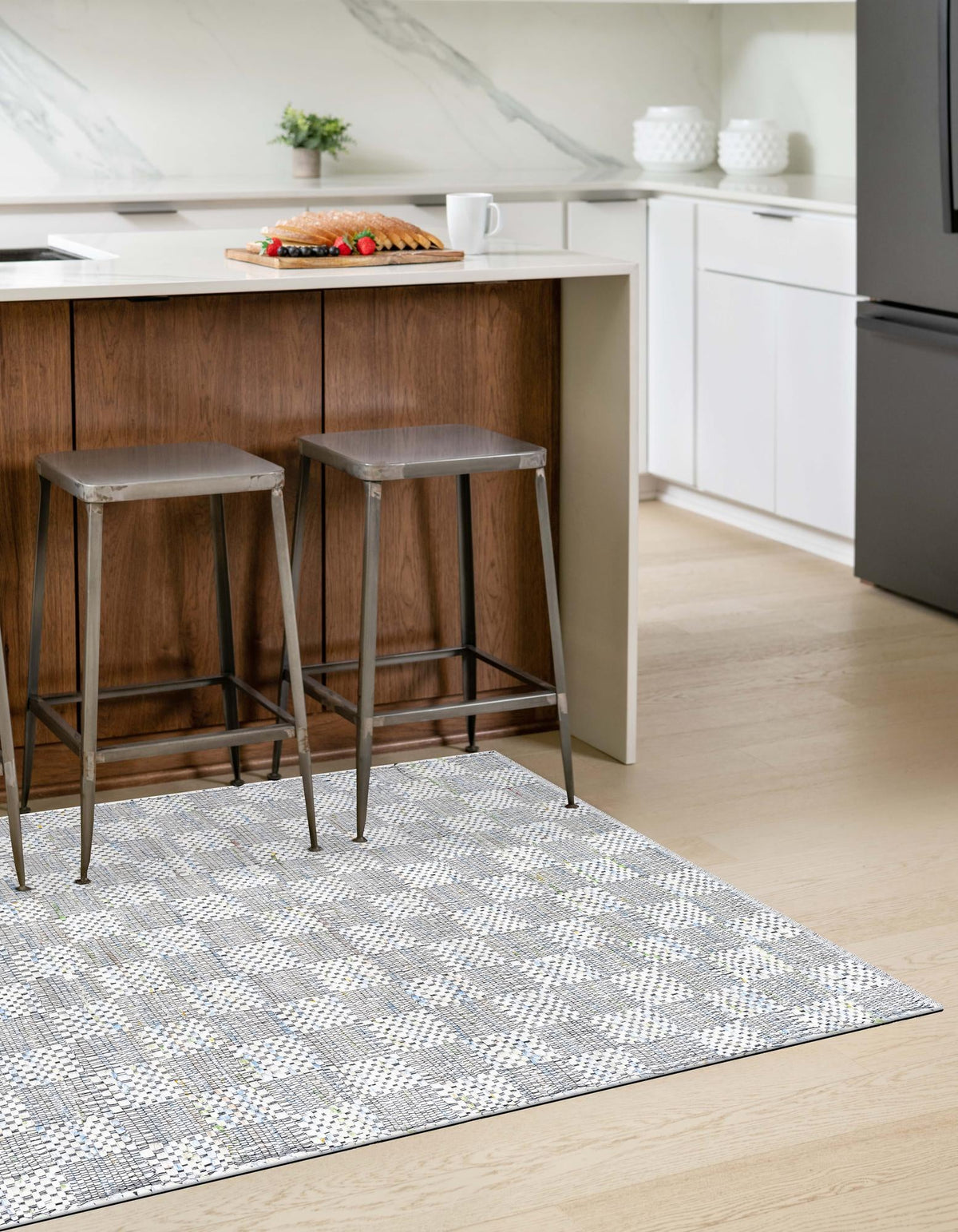 Thar Cotton Collection Area Rug - Serengeti Rectangle Ivory  lifestyle 2