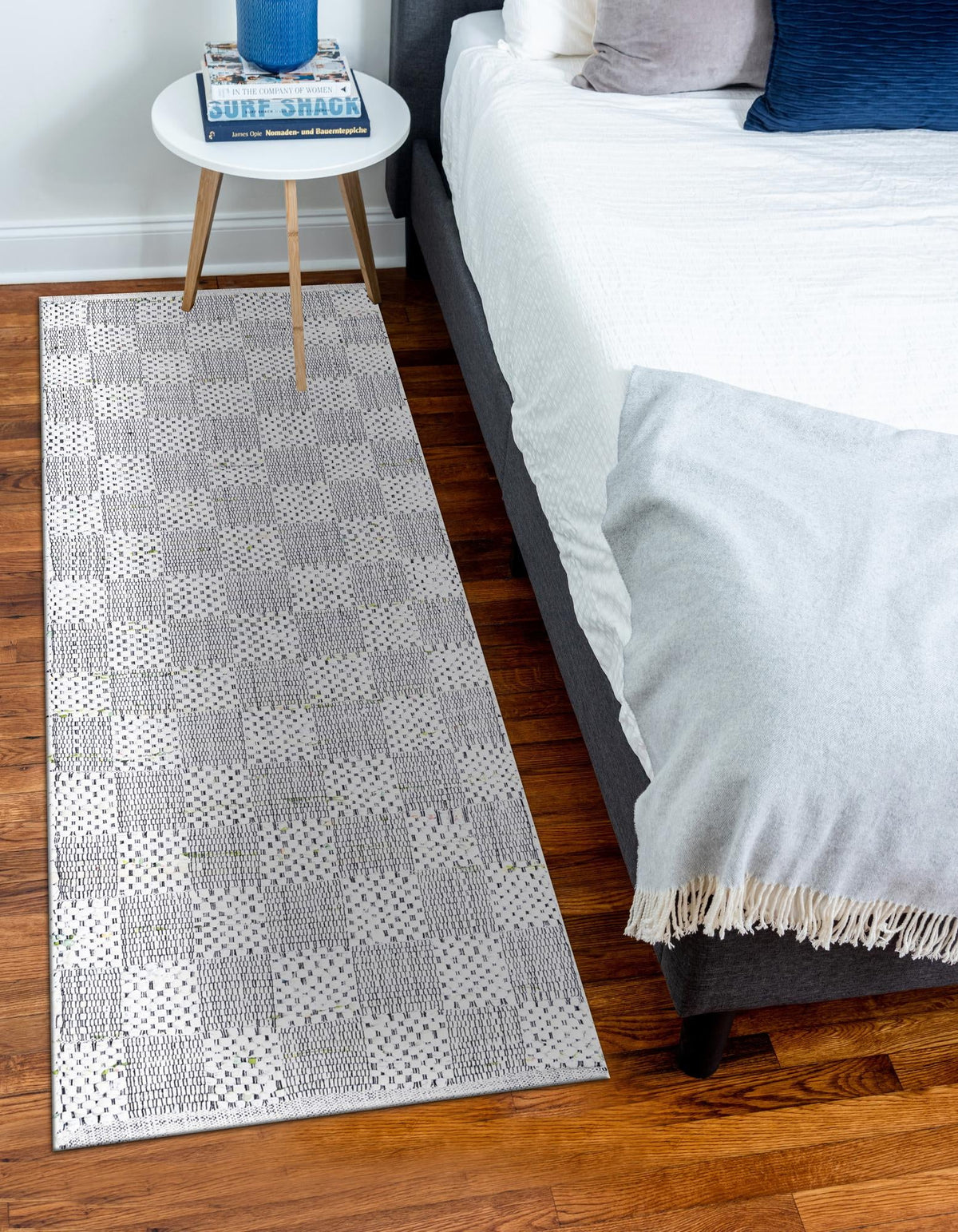 Thar Cotton Collection Area Rug - Serengeti Runner Ivory  lifestyle 7