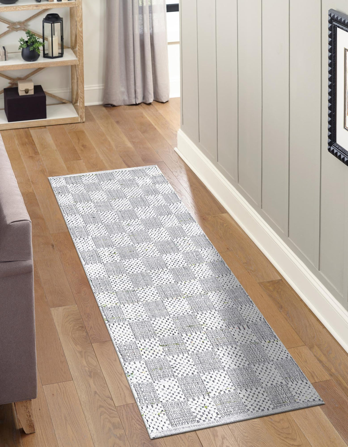 Thar Cotton Collection Area Rug - Serengeti Runner Ivory  lifestyle 16