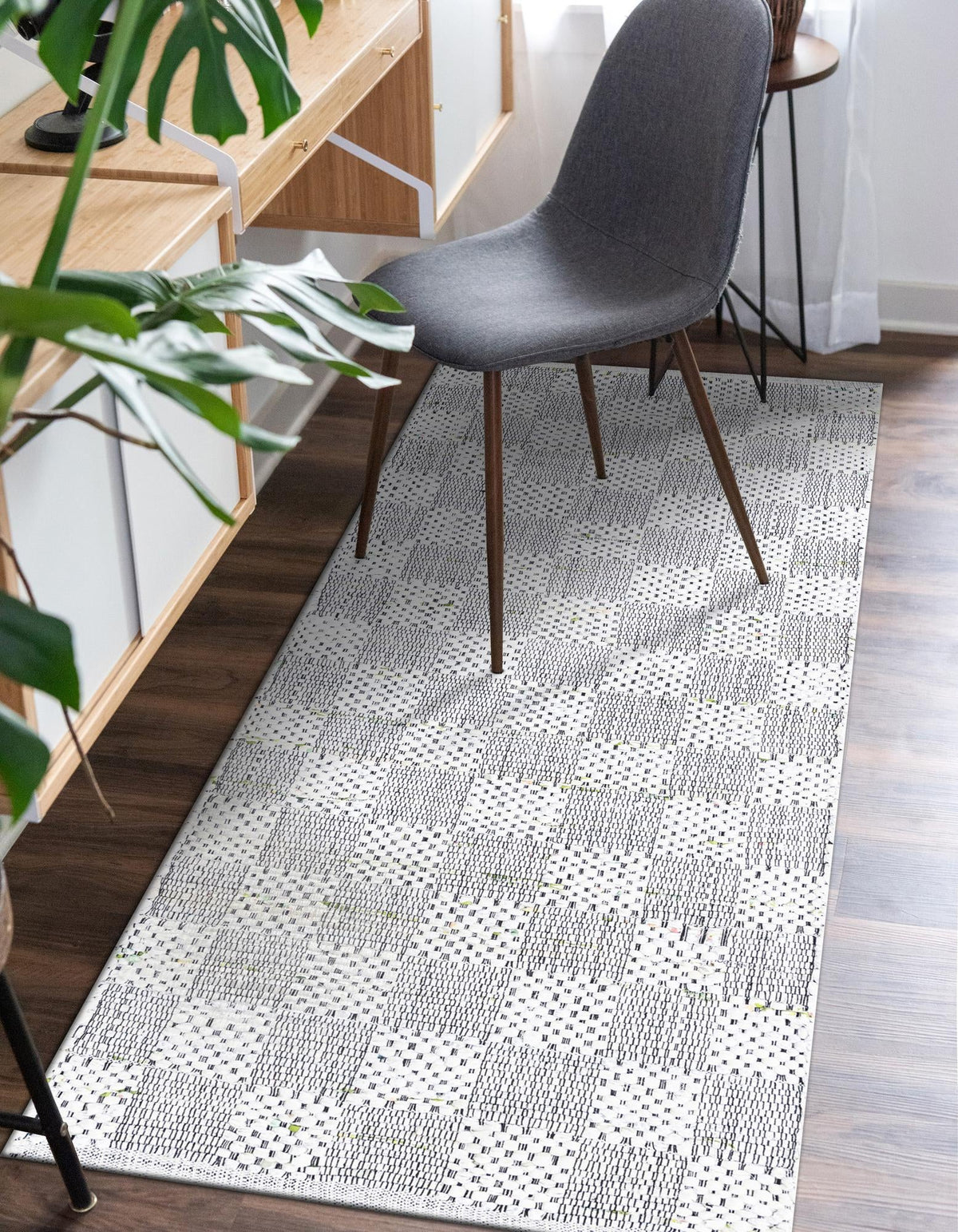Thar Cotton Collection Area Rug - Serengeti Runner Ivory  lifestyle 18