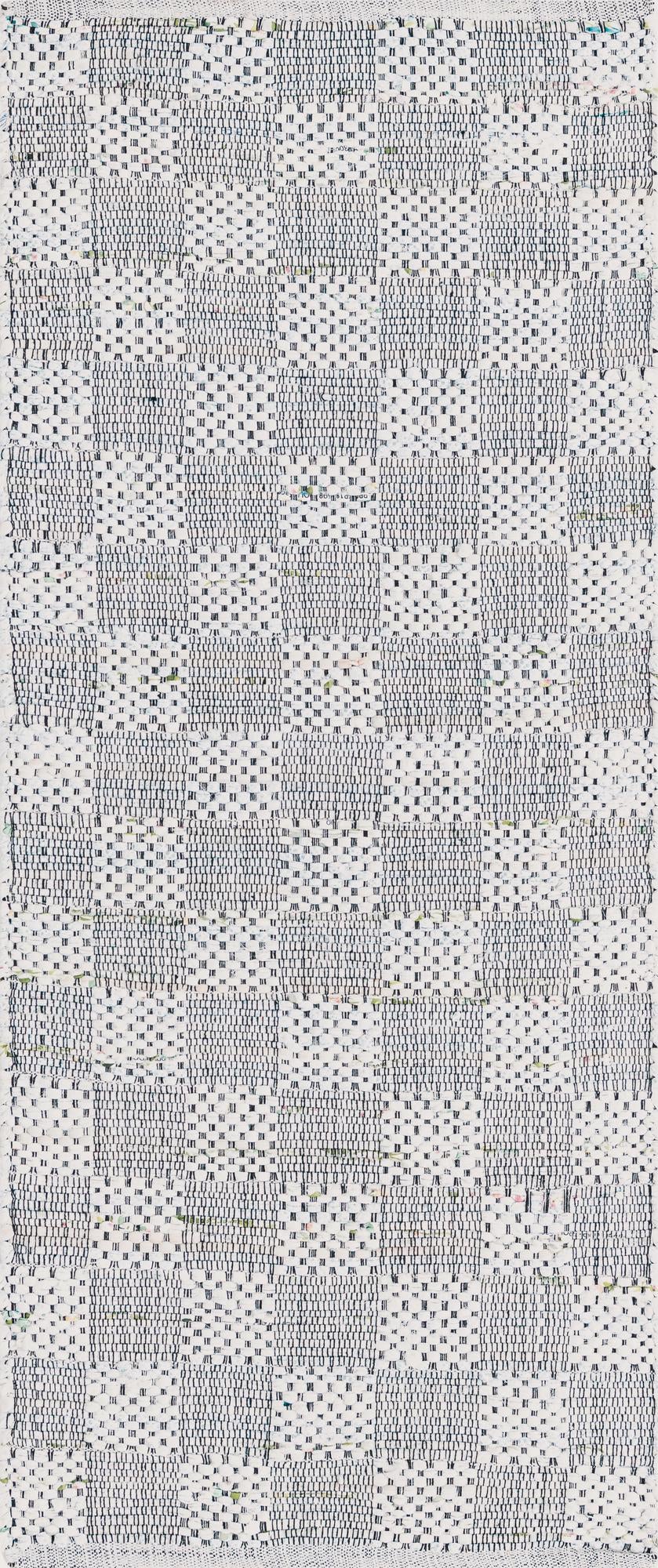 Thar Cotton Collection Area Rug - Serengeti Runner Ivory  lifestyle 8