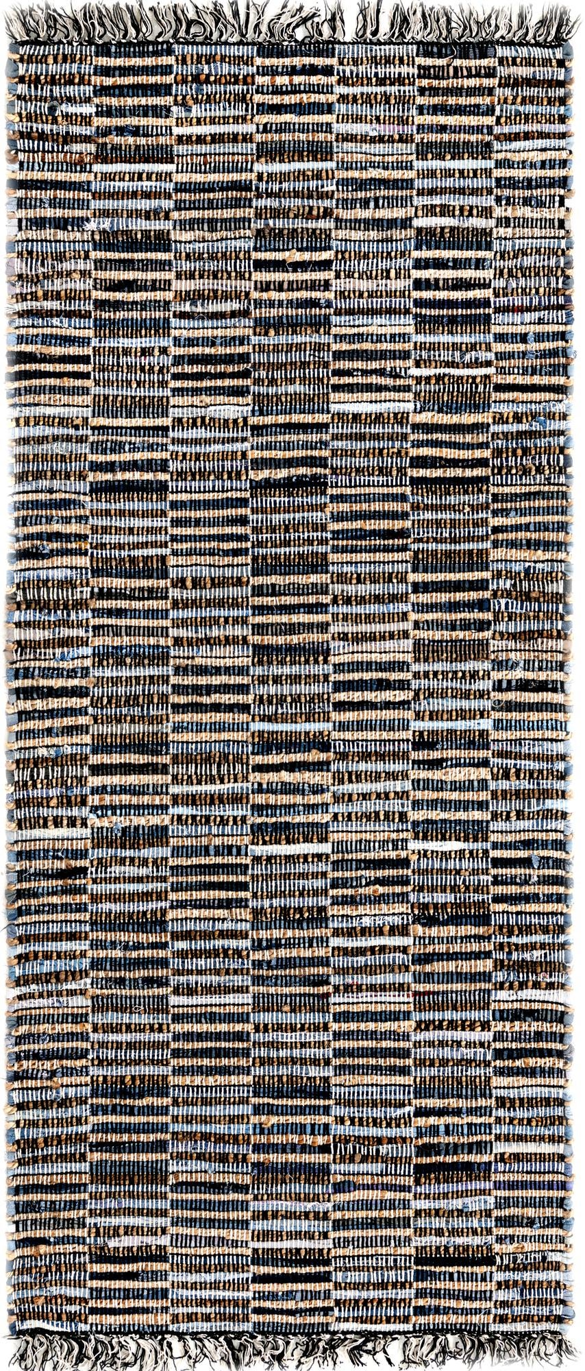 Osian Looms Collection Area Rug - Osian Runner Dark Gray  lifestyle 13