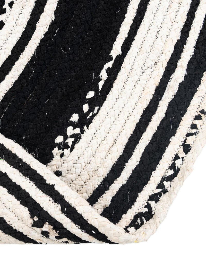 Woven Udaipur Collection Area Rug - Jaipur Oval Black and White  lifestyle 53