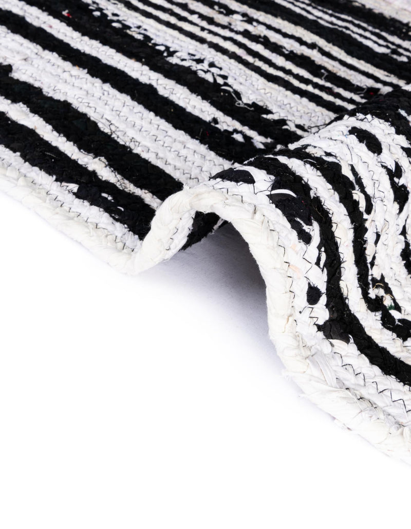 Woven Udaipur Collection Area Rug - Jaipur Oval Black and White  lifestyle 54