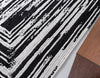 Woven Udaipur Collection Area Rug - Jaipur Rectangle Black and White  lifestyle 11