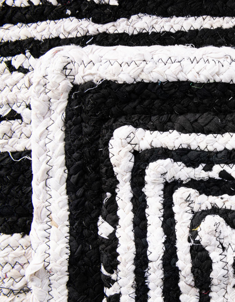 Woven Udaipur Collection Area Rug - Jaipur Rectangle Black and White  lifestyle 12