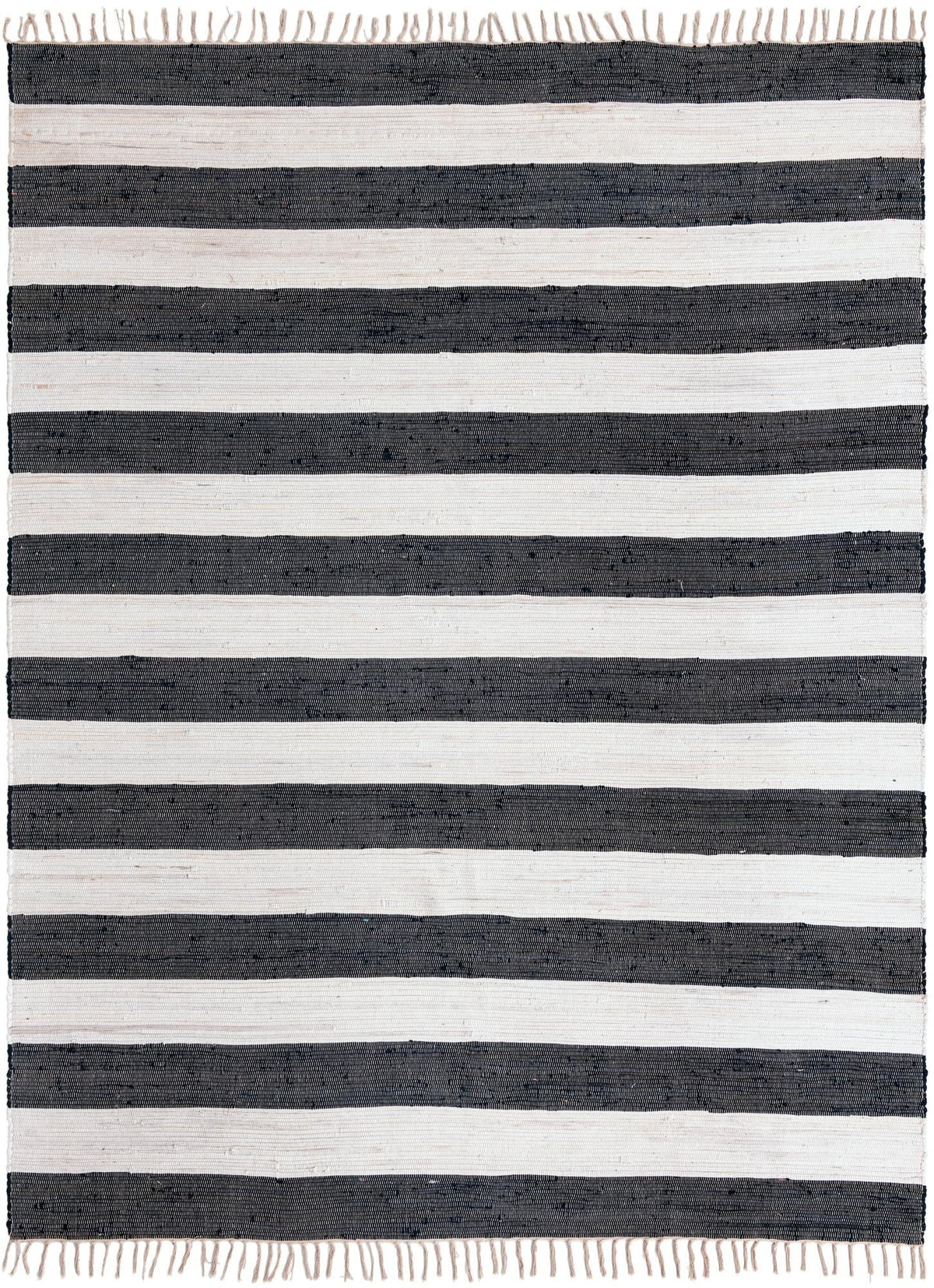 Tassel Trail Collection Area Rug - Pathway Rectangle Navy Blue  lifestyle 6